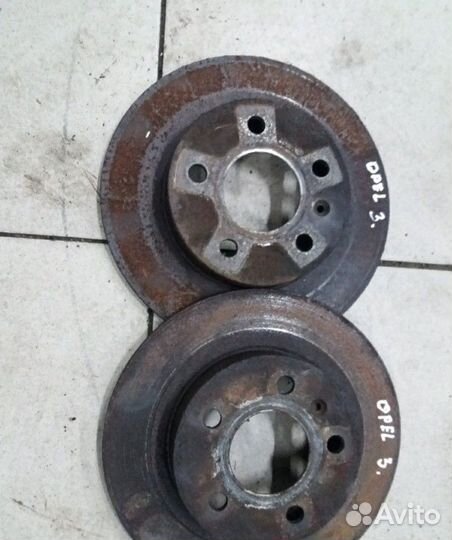 Диск тормозной задний Opel Astra H