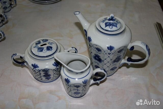 Кофейный сервиз гжель СССР