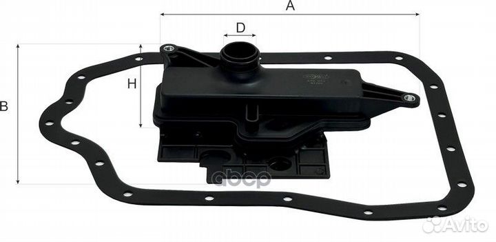 Фильтр АКПП с прокладкой поддона toyota camry/H