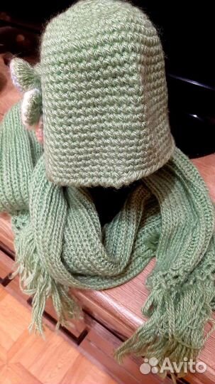 Набор шапка шарф женский