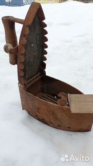 Утюг духовой угольный 1953г в