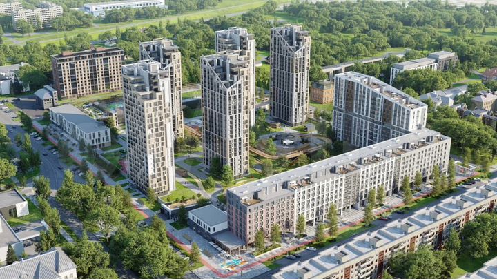 1-к. квартира, 45 м², 6/23 эт.