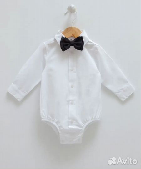 Рубашка Боди с бабочкой и брюки 80-86 размер