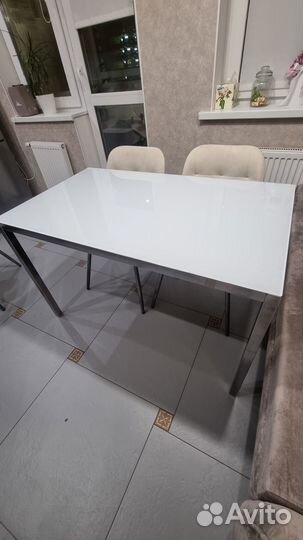 Стол стеклянный прямоугольный икеа