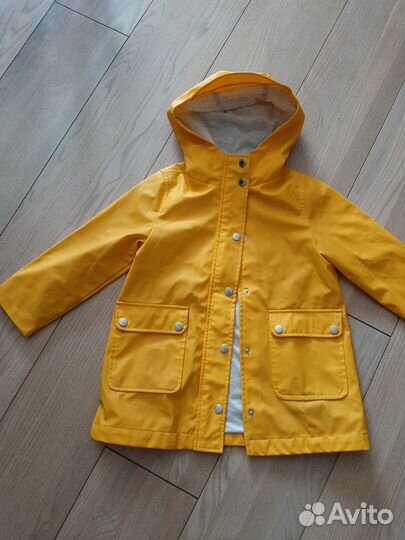 Плащ дождевик детский зара на рост 116