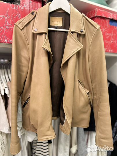 Куртка кожаная Massimo Dutti