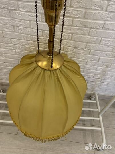 Люстра телескоп старинная раздвижная