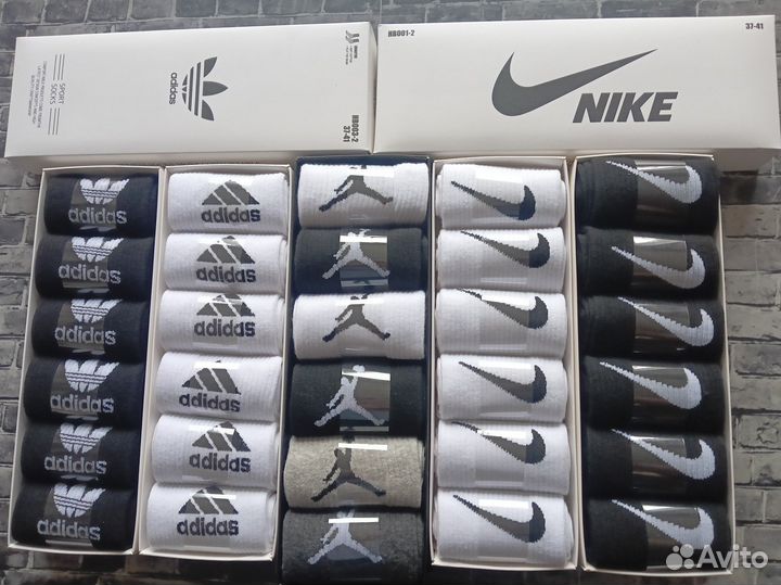 Носки Nike Puma Adidas Jordan