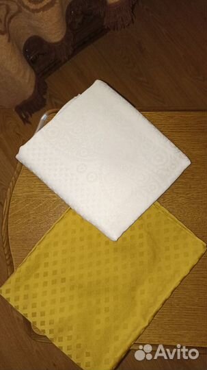 Скатерти льняная и шелковая