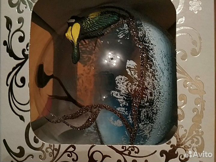 Новогодний шар ручной работы новый