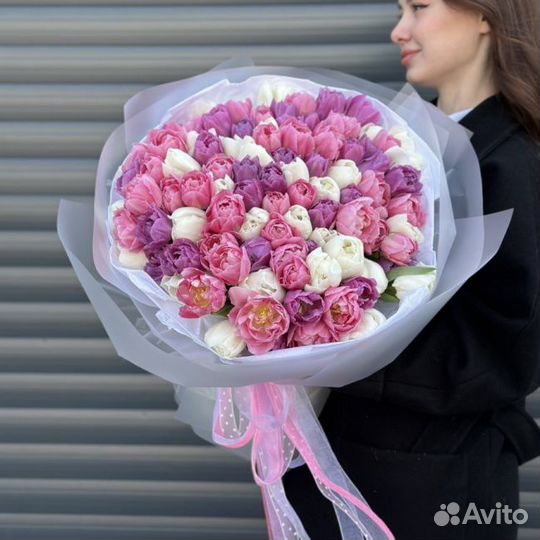 Букеты из тюльпанов с доставкой