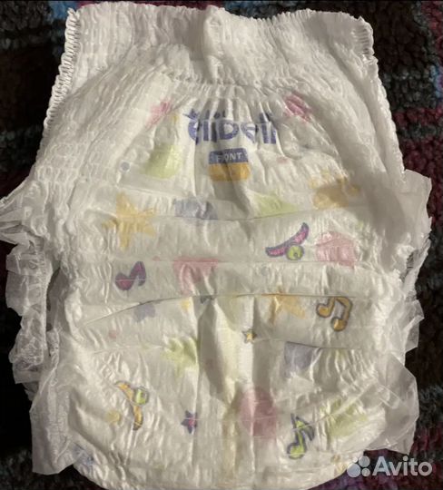 1 пачка памперсов трусиков elibell xl 5 подгузники