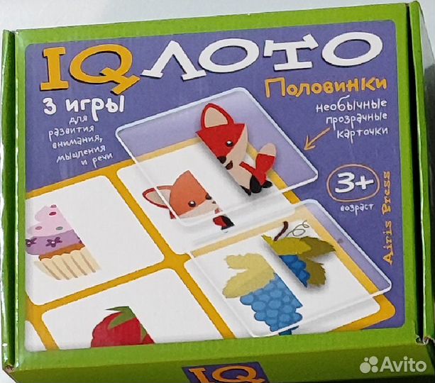 Miniland Activity Buttons + Набор iqлото Половинки