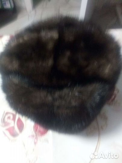 Шапки 2 шт,куница и норковая