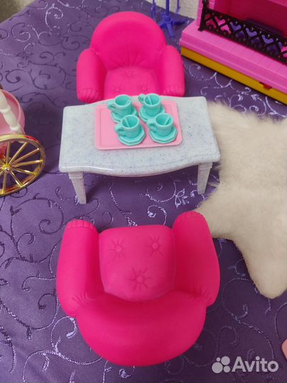 Мебель с камином для Барби