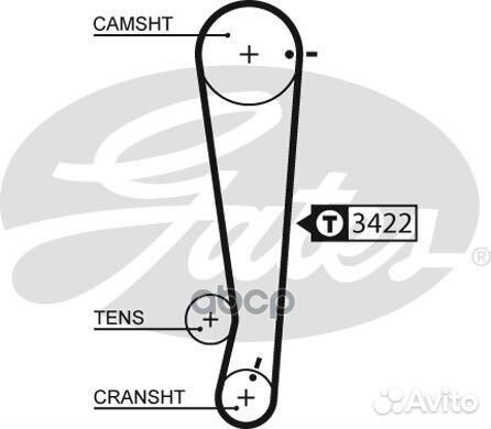 Ремень грм Hyundai Atos/Getz / Kia Picanto 5511XS
