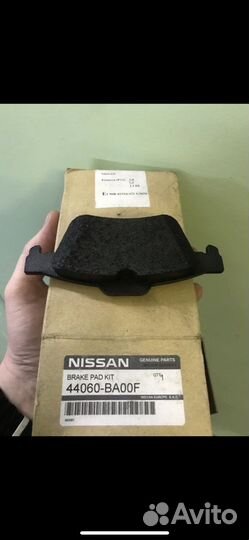 Тормозные колодки Nissan primera p12