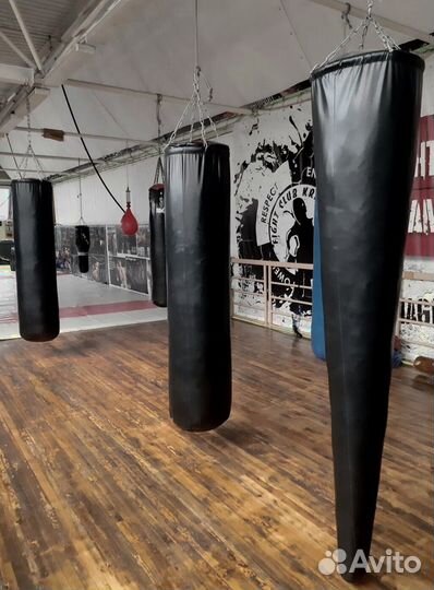 Боксерская груша черная двойные швы