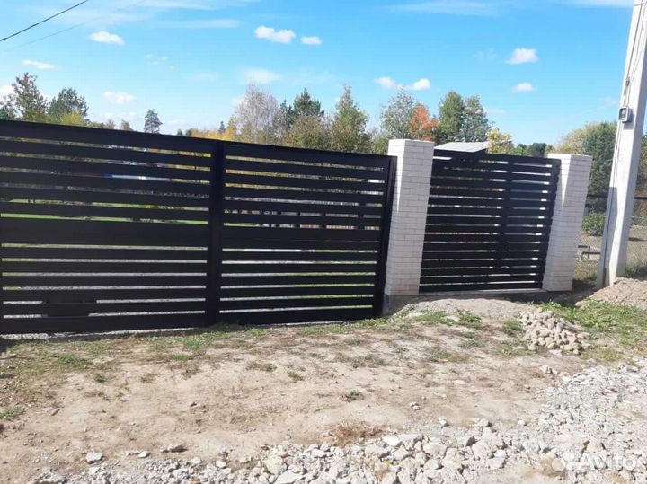 Установка заборов под ключ