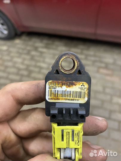 Проводка передних датчиков удара Lancer 10