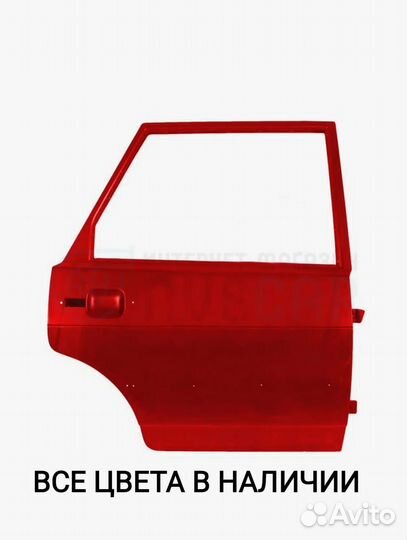 Дверь задняя левая/правая ваз 2114/2115