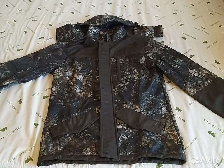 Камуфляжный костюм на флисе 48