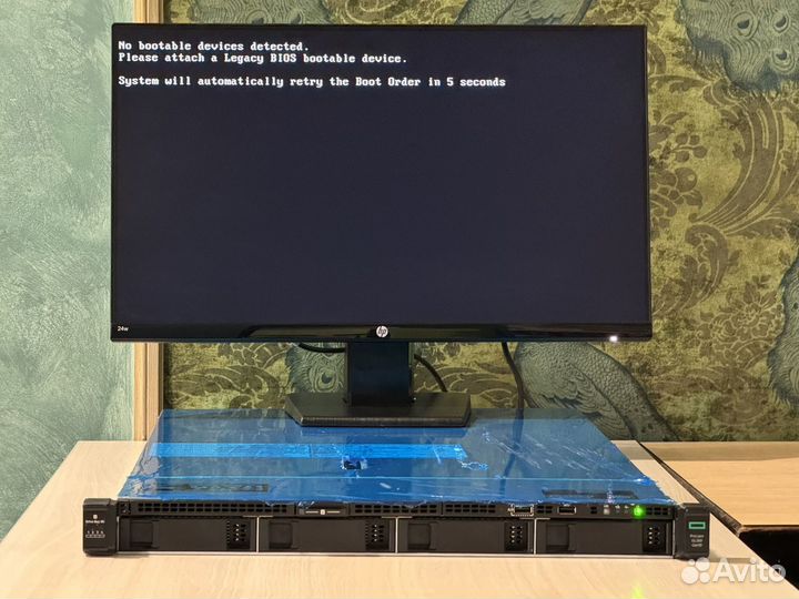 Сервер HP Proliant dl360 gen10 4LFF 2x8167m 128gb