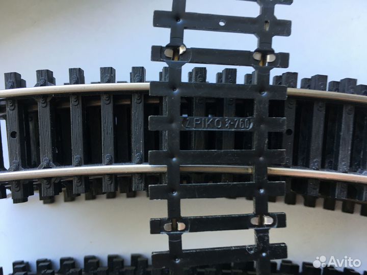 Рельс радиальный. железная дорога Piko,GDR,H0,16