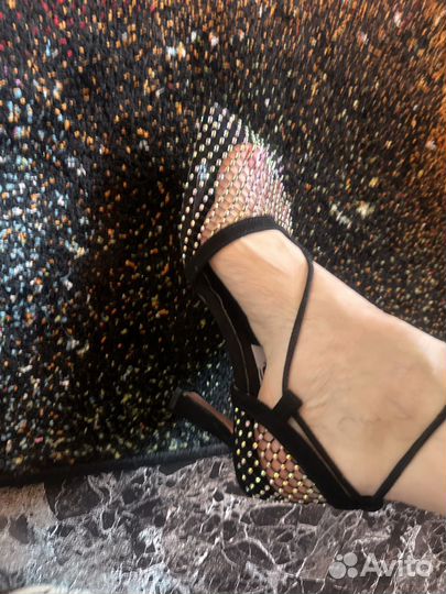 Босоножки с сеткой