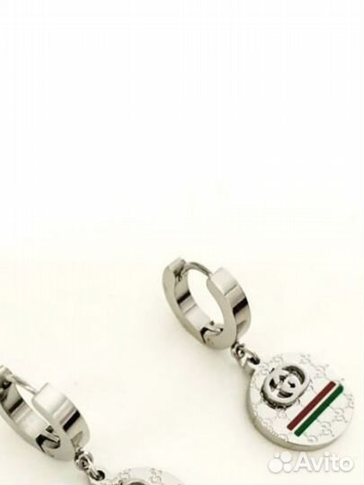 Серьги gucci золотые