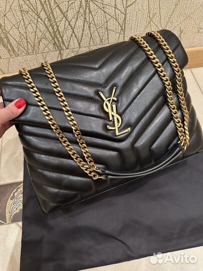 Сумка saint laurent loulou размер медиум