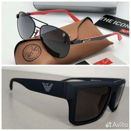 Солнцезащитные очки антиблик UV400 в ассортименте