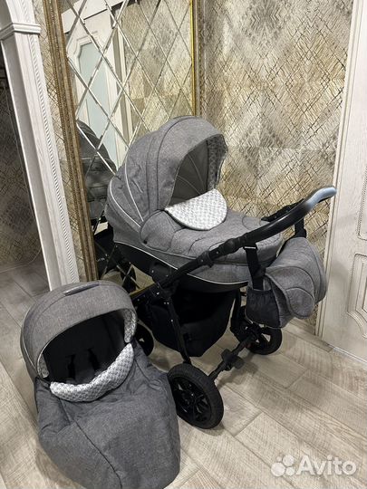 Коляска Tutis mini 2 в 1 с прогулочным блоком