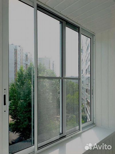 Алюминиевые раздвижные окна