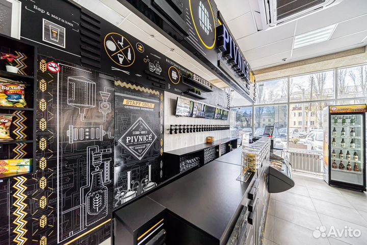 Магазин разливного пива в торговом центре