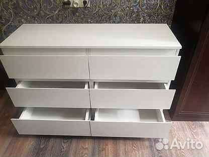 Комод Белый 1200