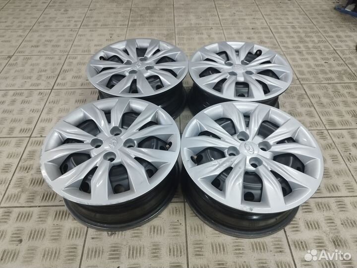 Штампованные диски r15 4x100 Hyundai Kia №5