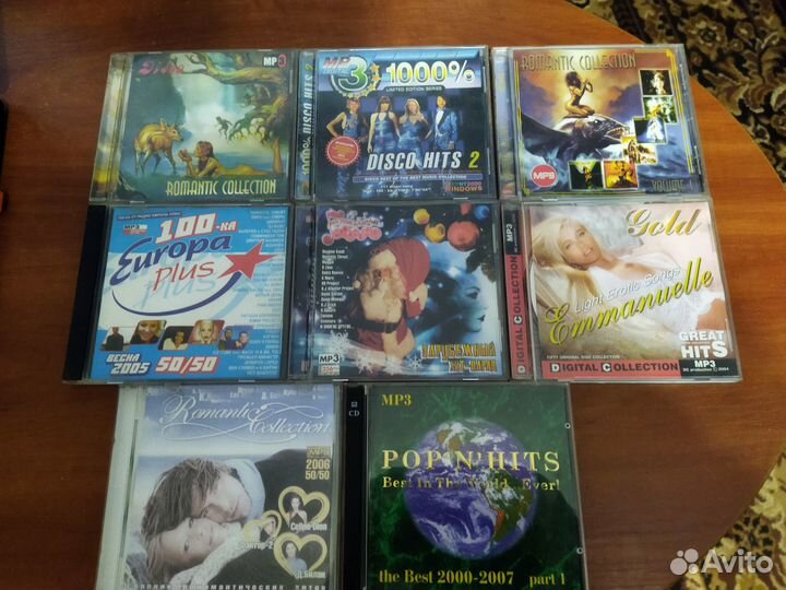 CD -диски мр3, audio CD