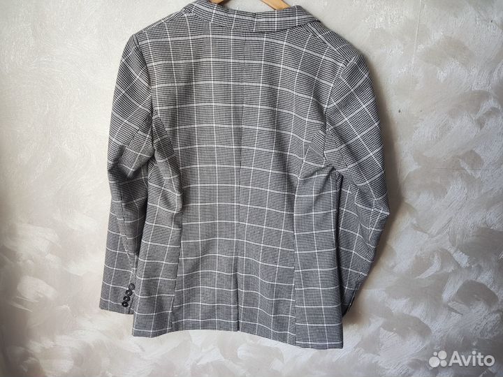 Пиджак жакет женский в гусиную лапку Mohito