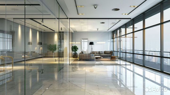 Стеклянные перегородки на заказ