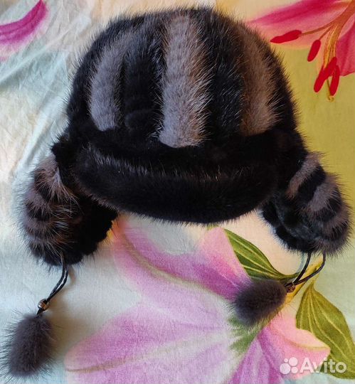 Шапка норковая женская бу