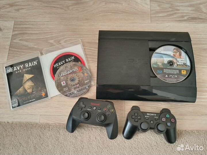 Sony PS3 super slim 500 gb прошитая HEN