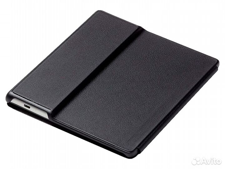 Обложка для Kindle Oasis чёрная кожаная