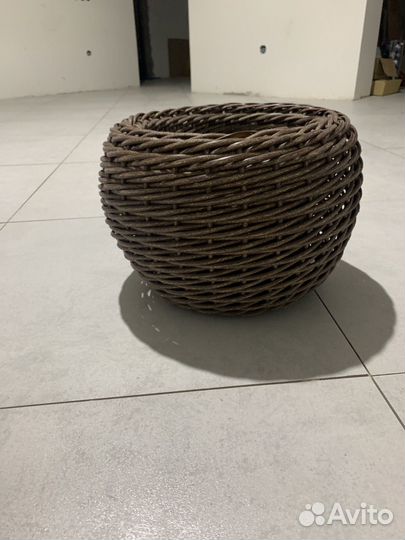 Кашпо из ротанга 12 литров