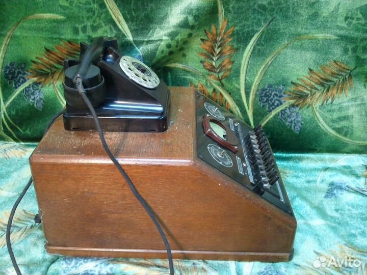 Телефон антикварный. Прибор испытательный. 1958г