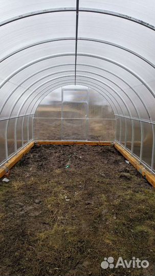 Теплица усиленная 6м поликарбонат