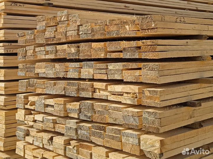 Доска обрезная, т/у, сорт 1