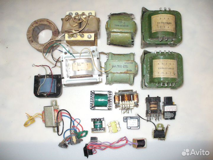 Трансформаторы,блок питания советск. телека+кучка