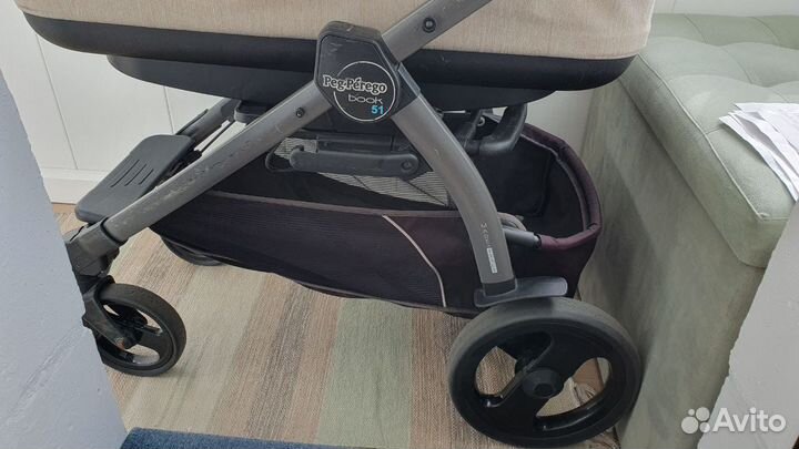 Коляска Peg Perego Book 51 2 в 1 люлька прогулка