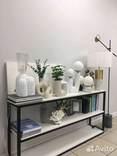 Ваза интерьерная с отверстием (комплект 2 шт.)